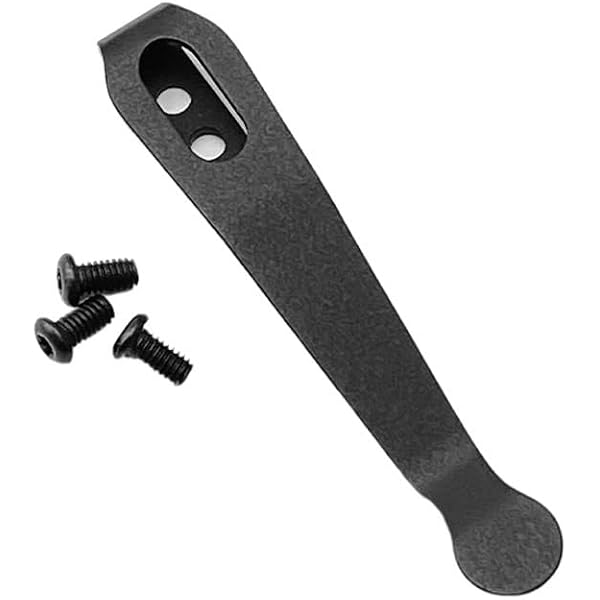 1 x Titanium Deep Carry Pocket Clip Replacement with 3 Screws Fits CIVIVI C907 DIY Making Accessories