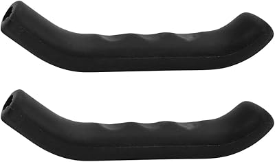 Keenso Brake Grip Cover, 1Pair Silicone Soft Bike Brake Lever Grip Antislip Shock Absorption Brake Handle Grip