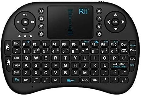Rii I8 Mini 2.4Ghz Wireless Touchpad Keyboard with Mouse for Pc, Pad, Xbox 360, Ps3, Google Android Tv Box, Htpc, Iptv (Black)