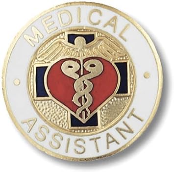 EMI Medical Assistant Emblem Pin -Round
