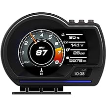 ELING Car HUD Head Up Display OBD2 GPS Mode Speedometer 9 Interface Digital Gauge Meter Universal Type