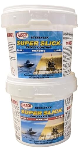 Fasco Epoxies Super Slick 2000 Epoxy Bottom Coating for Airboats, Jet Ski's, etc.: Gallon Kit
