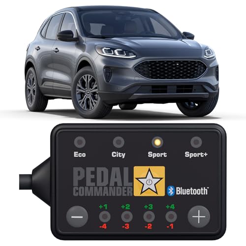 PEDAL COMMANDER for Ford Escape 2011-2026 Throttle Response Controller - Anti-Theft, 4 Driving Modes, App Control, Throttle Controller Performance Upgrade, Escape Accessories