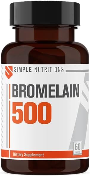Bromelain 500 mg, 60 Tablet | Yüksek Konsantrasyonlu Ananas Enzimi | ISO Belgeli Yerli Üretim | Gıda Takviyesi