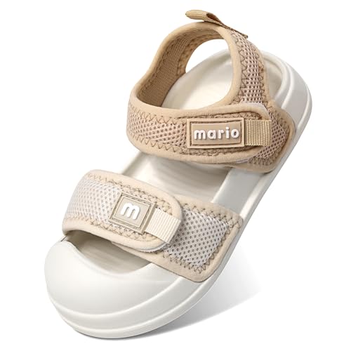 MK MATT KEELY Kids Sandals Boys Girls Summer Outdoor Non-slip Athletic Sandals Closed Toe Adjustable Sport Sandal Lightweight Beach Shower Shoes for ToddlerLittle Kid