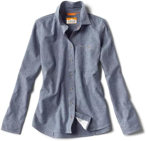 Orvis Womens Long-Sleeved Tech Chambray Work Shirt