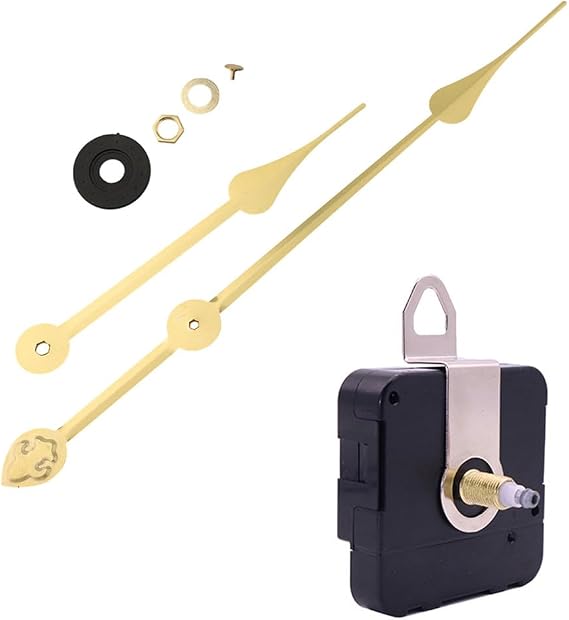 DIY Large Wall Clock Movement, Motor Movement Large Long Hands Kit, Silent Quartz Clock Mechanism Movement Kits, High Torque ClockMovement Replacement Repair