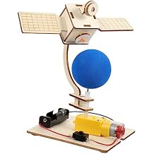 GALPADA 1 Set Satellite Model Assemble Satellite Building Artificial Satellite Building Artificial Satellite Assemble Model for Boys Model Kit Wood