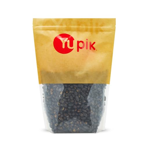Yupik Black Soya Beans Dry, Roasted & Unsalted 2.2 lb, Pack of 6, Gluten-Free, Vegan & High Protein Snack, Crunchy Nutty Flavor, Perfect for Toppings & On-the-Go Snacking