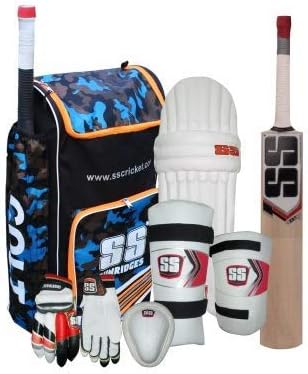 SS Kashmir Willow Full Cricket Kit