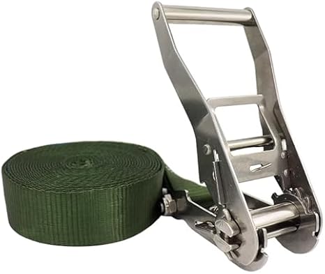 Heavy Duty Tie Down Straps - 11023LBS Break Strength, Endless Ratchet Straps for Motorcycles, ATVs, Trailers, Trucks, Boats, Roof Racks - Secure Load with Confidence