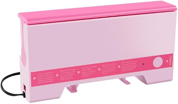 Generic Thermal Binding Machine, 12 in Book Binder with Integrated Cooling Function, A4 Cinch Machine for DIY Notebook Journal Photo Document red EU_Standard 220v