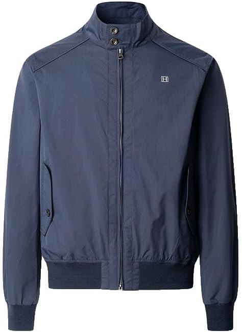 Hackett Heritage Harrington Jacket M Blue