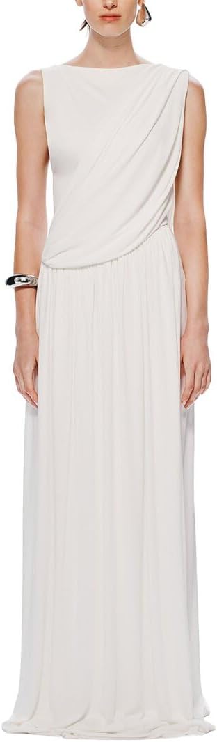 The Waterfall Cupro Dress