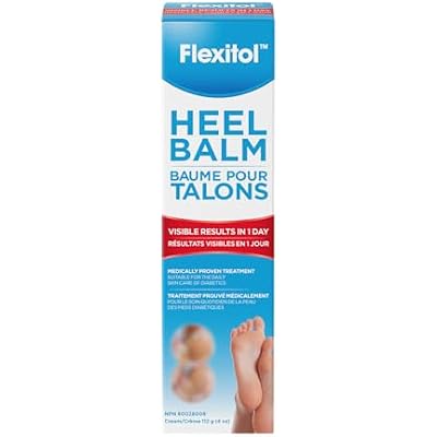 Flexitol Heel Balm, Rich Moisturizing & Exfoliating Foot Cream, Original Version, 4 Oz