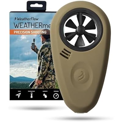 Tempest Anemometer Handheld Wind Meter for Precision Shooting, Wind Speed Anemometer, Air Flow Meter, Outdoor Wireless Digital Anemometer with App Connectivity