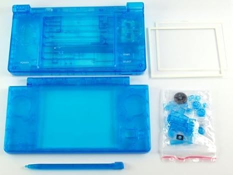 Perfect Part for DSi NDSI NDSi Full Housing Case Cover Shell with Buttons Replacement Parts - Clear Blue