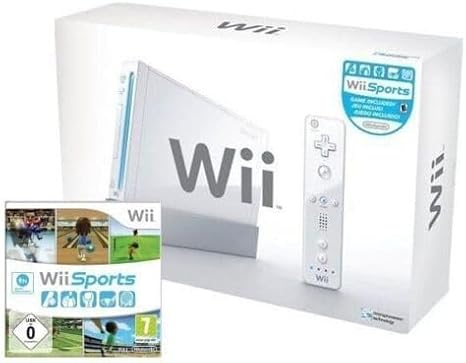 Wii Console (White) includes Wii Sport Game