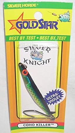 Silver Horde 4441000873 COHO Killer UV Silver Knight Herring Aide, Multicolor, One Size