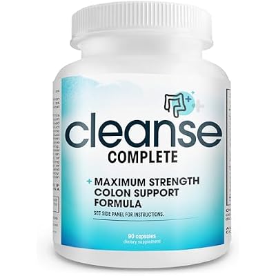 Cleanse Complete - Triple Strength Activated Colon Cleansefor Optimal Colon Health and Colon Care.