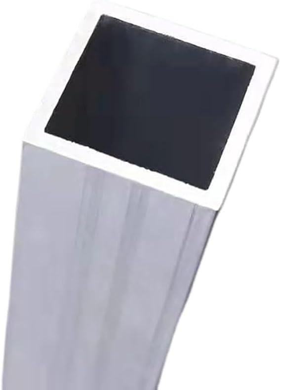 Aluminium Rectangular Tube, 6061 Aluminum Alloy Square And Rectangular Tubes Model Brackets Decoration 24-49cm 8-35mm(24cmx8x8x1mm)