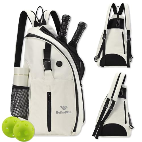Pickleball Bag for Women Men Pickle Ball Backpack,Adjustable Sling BagBackpack for Tennis & Pickleball