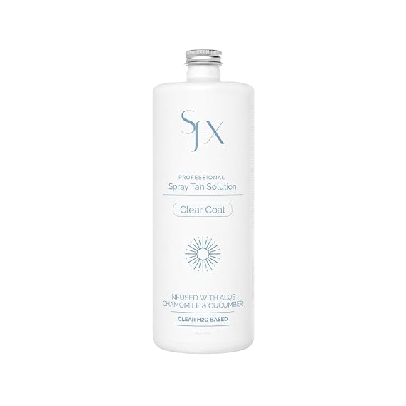 SunFX Clearcoat All Natural Spray Tanning Solution 4 Fl Oz Dark Summer