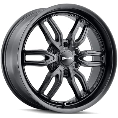 Ridler 609 22x9.5 6x135 30mm Matte Black Wheel Rim 22 Inch