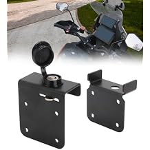 for Garmin Zumo XT & XT2 GPS with The Original Garmin Mount GPS Locking Bracket Kit - Anti Theft Security Mounting Hardware - Aluminum-Black