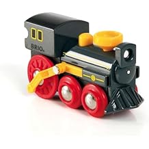 BRIO Old Steam Engine - Authentic Piston Action Toy | Ideal for Imaginative Play | Fully Compatible Wooden Railway Sets | Perfect for Ages 3+