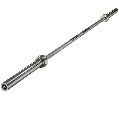 Body-Solid Olympic Bar Rod with Heavy Duty Grade Construction for Weights Lifting Equipment, Strength Training and Fitness Workouts For Home Gym Dumbbell Barbell, 44LB 7FT