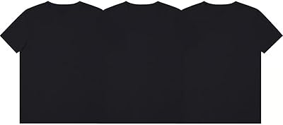 Pair of Thieves RFE All Comfort Crew Neck Undershirt – 3 Pack White, Soft, Breathable 100% Cotton Crew Neck Tees