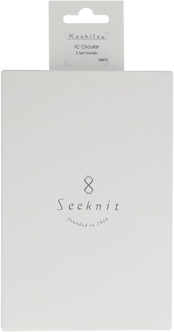 Seeknit KA58871 Circular Knitting Needle Set, Bamboo, White, Small