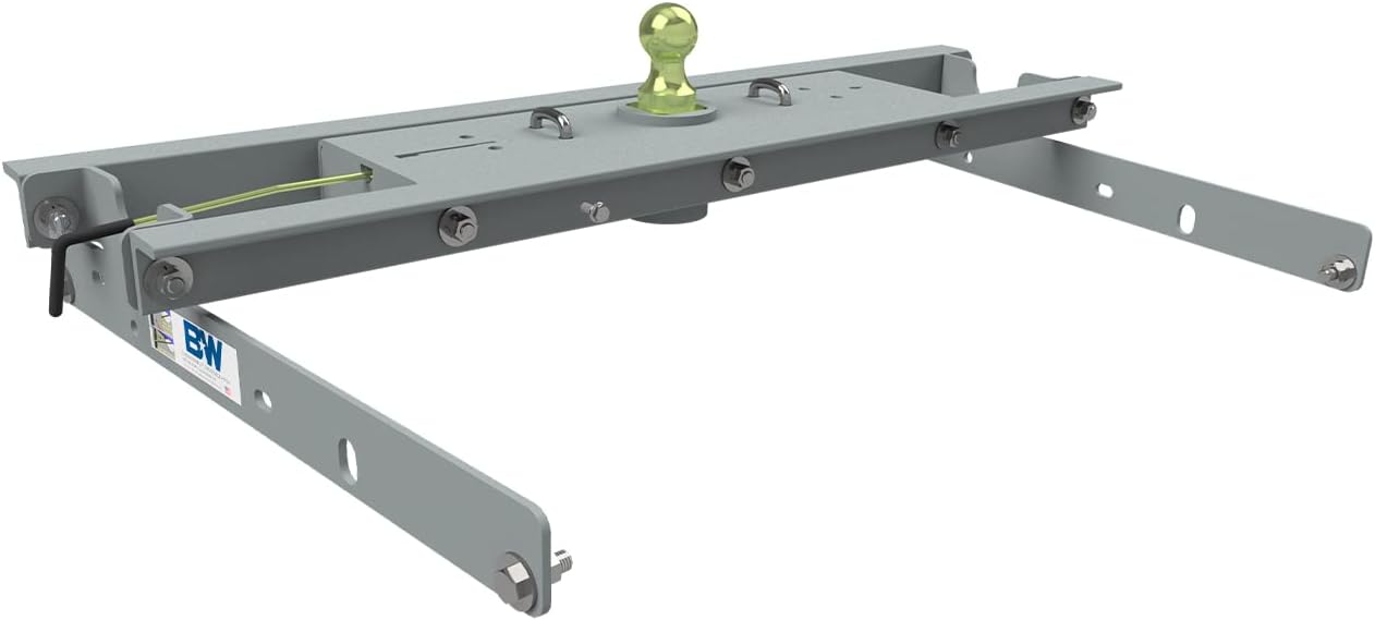 B&W Trailer Hitches Turnoverball Gooseneck Hitch - GNRK1000 - Compatible with 1988-1998 ChevroletGMC 1500, 2500, 3500 Long Bed Trucks and 1999-2000 ChevGMC 2500 & 3500 Long Bed Trucks
