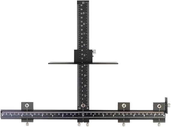 Handle Punch Locator Adjustable Cabinet Hardware Jig Cabinet Door Handle Positioning Punch Handle Drill Guide Locator,A