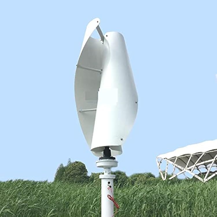 Wind Turbine, 8kw 10kw 24v 48v 8000w 10000w Wind Permanent Magnet Generator Vertical Axis Windmill With MPPT Controller for Home, Farm, RVs, BoatsOption 1,WHITE_12V_8KW