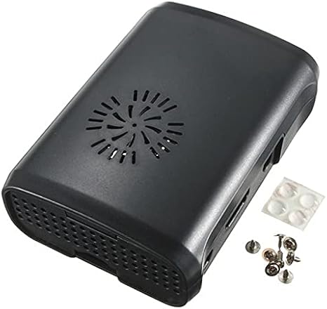 Raspberry Pi B+/2/3 Siyah, Fan Uyumlu Case