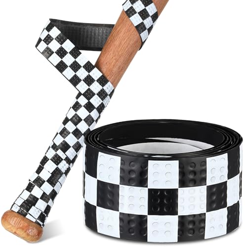 Bat Grip Tapes for Baseball & Softball 1.1mm Precut Full Adhesive Non-Slip Softball Bat Wrap Cricket Batting Tape Replacement for Old Baseball Bats Grip