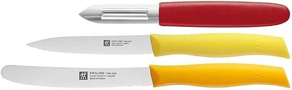 Zwilling Twin Grip Bıçak Seti, Paslanmaz Çelik, 3 Parça