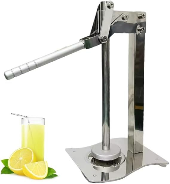 Lemon Juicer Stainless Steel Press Handled Manual Juicer Lemon Lime Squeezer Lemon Clip crusher nut grinder for fruit or nuts