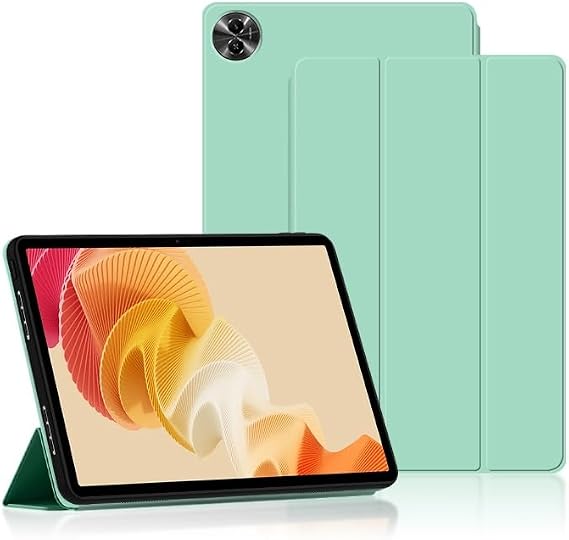 Heavy Duty Protection Case Compatible with Oppo Realme Pad 2 Case with Auto Sleep/Wake,Trifold Stand Function ,Soft Slim Flip Case TPU Protective Cover Compatible with Oppo Realme Pad 2 11.5inch Relea