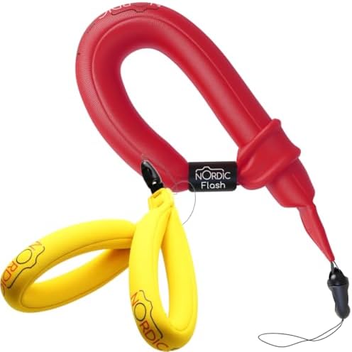Nordic Flash Camera Floats 1p Red Bundle with Camera Floats 2p Yellow