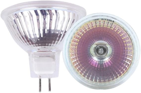 MR16 Halogen Light Bulbs 50W 12V 20W GU5.3 Spotlight Bulbs MR16 Halogen Bulbs Warm White Dimmable,50W,2PCS