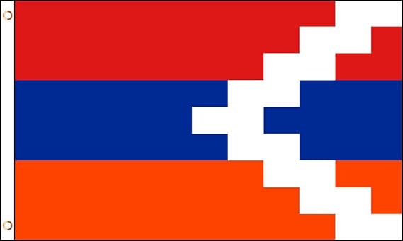 3x5 Artsakh Nagorno-Karabagh International Flag 3'x5' Banner Brass GrommetsHouse Banner Brass Grommets Fade Resistant Double Stitched Premium Quality Polyester