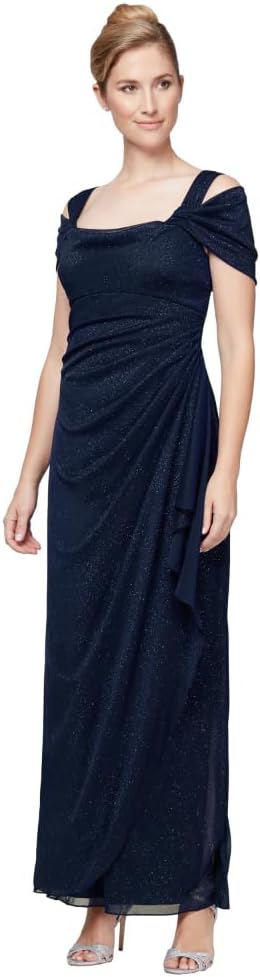 Sparkling Mesh Gown by Alex Evenings