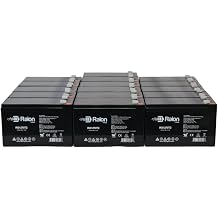 Raion Power 12V 7Ah Replacement AGM Battery for KIJO JS12-6 - 16 Pack