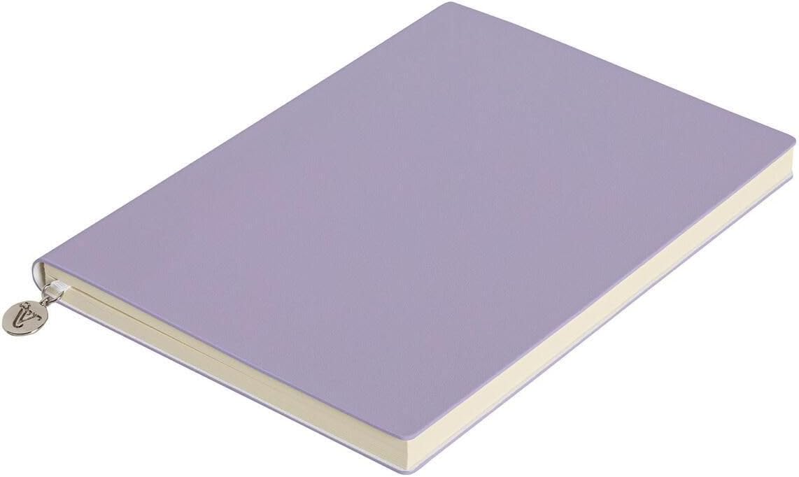 Smyth Classic Esnek Kapak Çizgili Defter, 14.8x21 cm -Lila