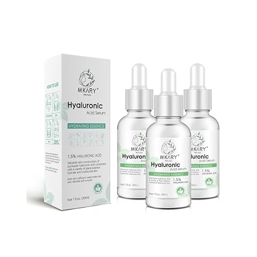 Deep Moisturizing Acid Serum, Hydrating & Soothing Face Serum with Pure Plant Essence, Anti-Aging Skin Care Formula for All Skin Types, Post-Sun Care, 3 Pack, 1 fl oz Each