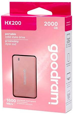 2TB Gen2 USB 3.2 TYPE -C External SSD Rose Gold