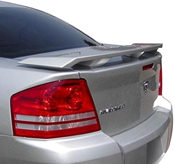 Trunk Spoiler Compatible with 2008-2014 Dodge Avenger All Factory Style Painted Color WS2 / PS2 Bright Silver Metallic